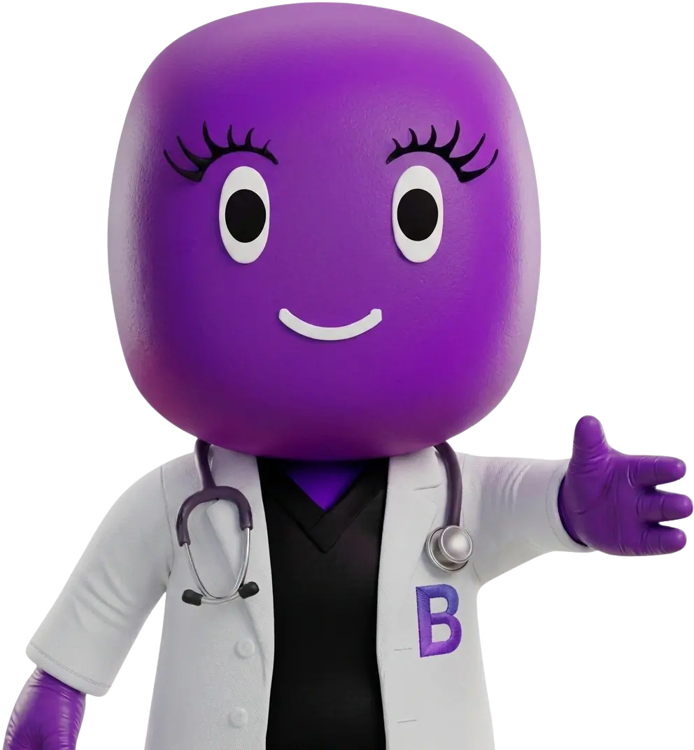 Blend mascot nurse